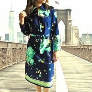 Flutterbye Shift Vintage Floral Dress